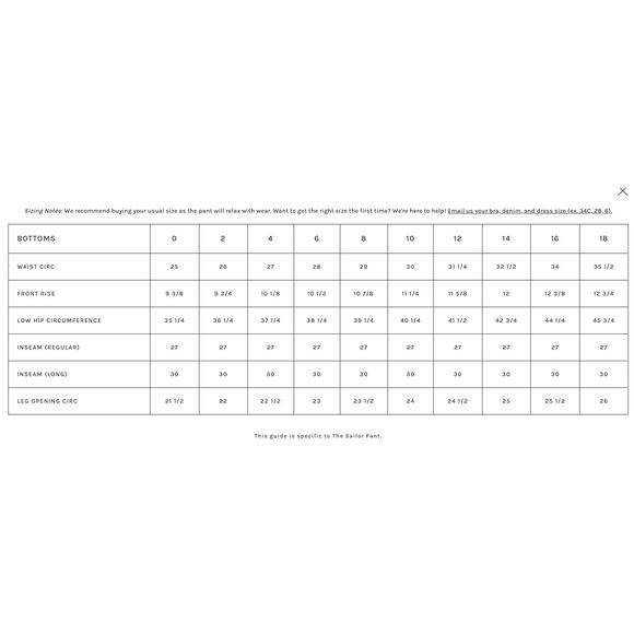 Brass The Sailor Pant Jeans Womens Size 8 Indigo Blue Dark Wash Wide Leg New - Picture 14 of 14